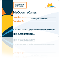 MyCountyCares.com Membership Card